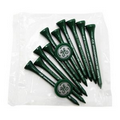 Golf Tee Poly Packet with 10 Tees & 2 Ball Markers